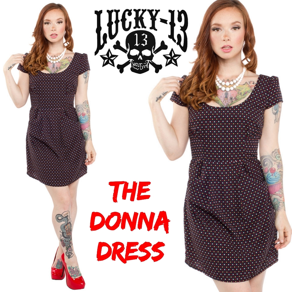 Lucky 13 The Donna Pin Up/Rockabilly Dress